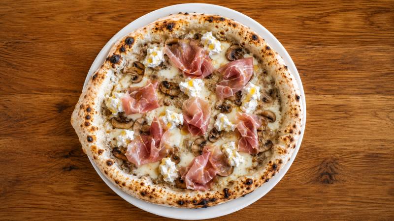 Tartufo e prosciutto