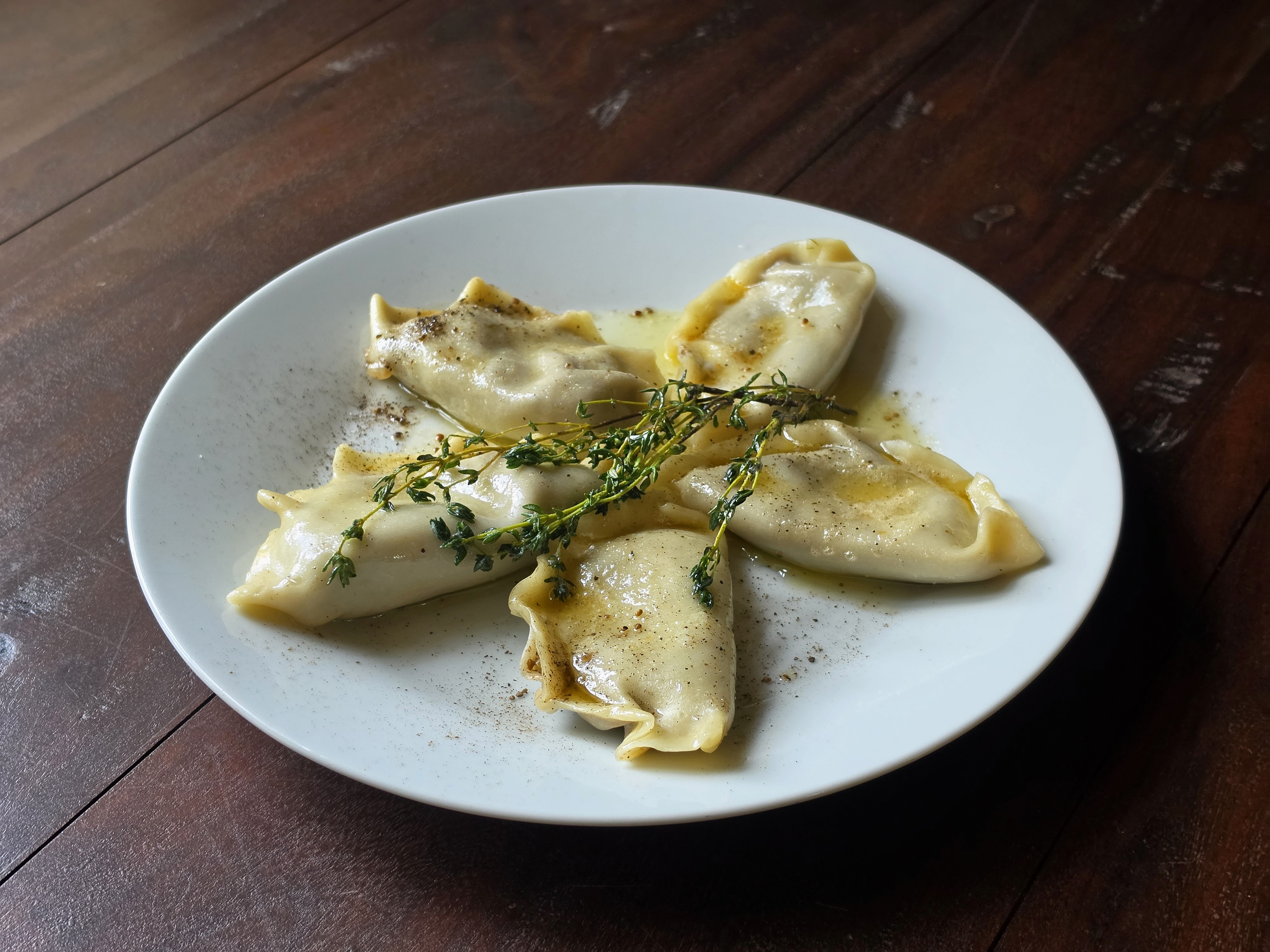 Pierogi z leśnymi grzybami