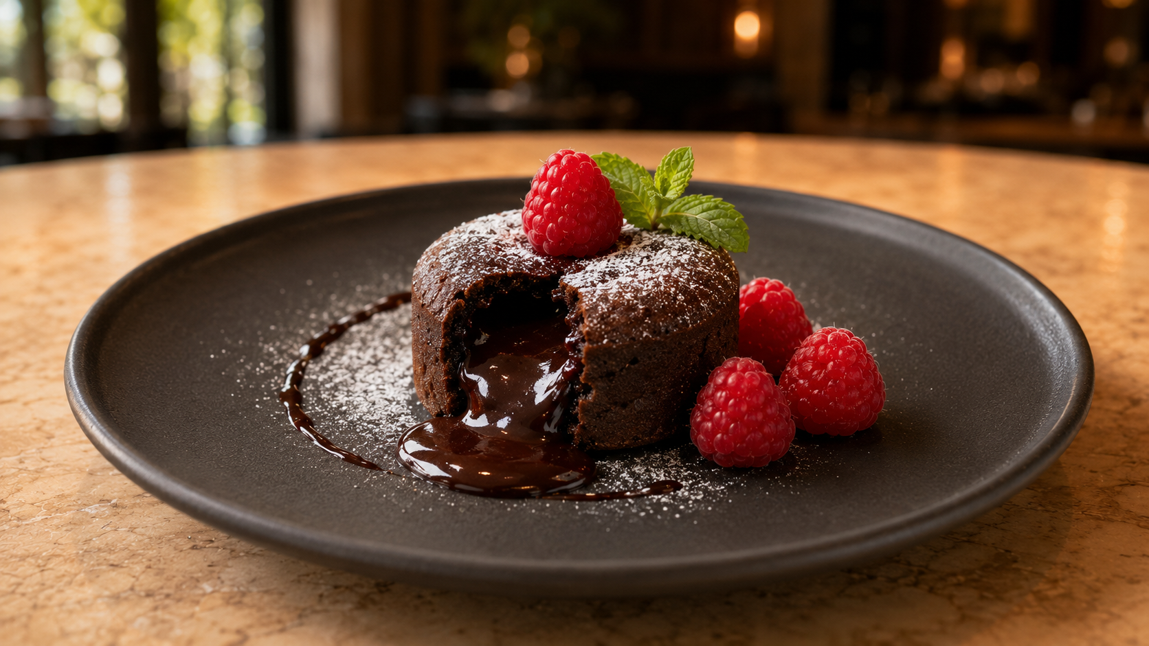 Czekoladowy lava cake